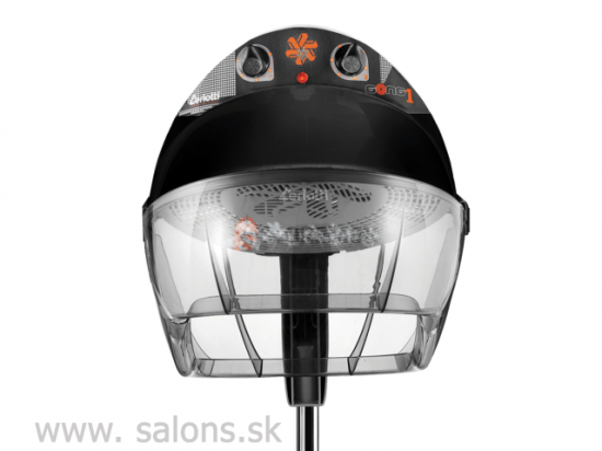 Ceriotti GONG 4V 4-rýchlostná E13222 sušiaca helma na stojane P01 čierna